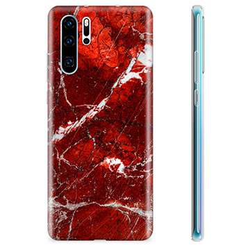 Custodia in TPU per Huawei P30 Pro - Marmo rosso