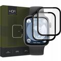 Proteggi Schermo in Vetro Temperato Hofi Hybrid Pro+ per Huawei Watch Fit 3 - Bordo Nero - 2 Pz.