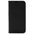 Custodia a Flip in Pelle JT Berlin BookCase Tegel per iPhone 15 - Nera