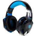 KOTION EACH G2000BT Cuffie da gioco stereo con cancellazione del rumore sopra le orecchie e microfono staccabile - Blu