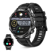 Smartwatch impermeabile Ksix Venture con modalità Sport e Salute - IP68 - Nero