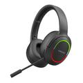 L800 Cuffia wireless Musica Gaming Cuffia Bluetooth pieghevole con luci LED / microfono - Nero