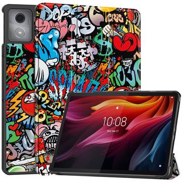 Custodia Smart Folio serie Tri-Fold per Lenovo Tab K11 Plus - Graffiti