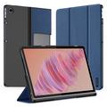 Custodia Smart Folio Tri-Fold Dux Ducis Domo per Lenovo Tab Plus - Blu