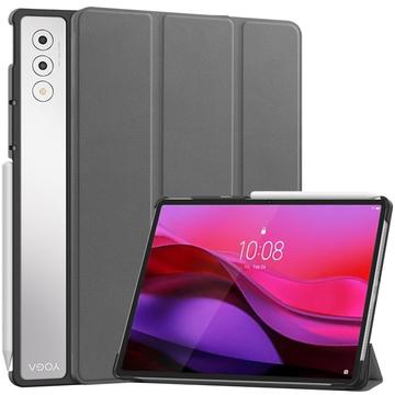 Custodia Smart Folio serie Tri-Fold per Lenovo Yoga Tab Plus - Grigia