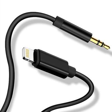 Cavo audio da Lightning a 3.5mm per iPhone, iPad - 1m - Nero