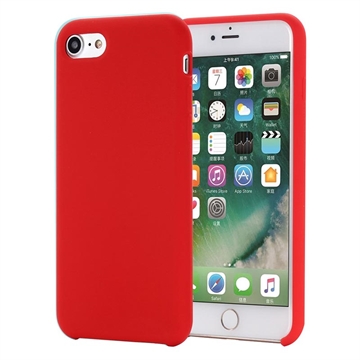 Custodia in silicone liquido per iPhone 7/8/SE (2020)/SE (2022) - Rossa