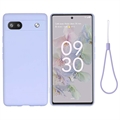 Custodia in Silicone Liquido per Google Pixel 6a - Viola