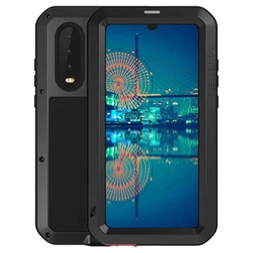 Custodia Ibrida Love Mei Powerful per Huawei P30 - Nero