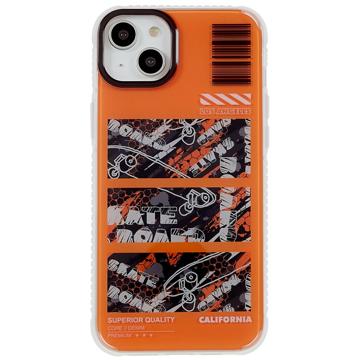 Custodia Ibrida Mutural Camouflage Series per iPhone 14 Plus - Arancione