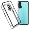 Cover Magnetica con Retro in Vetro Temperato per Samsung Galaxy A50 - Nera