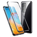 Cover Magnetica con Vetro Temperato per OnePlus 7T - Nera