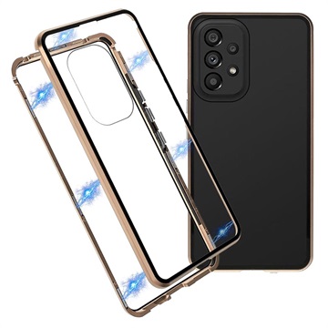 Cover Magnetica con Vetro Temperato per OnePlus 7T - Nera