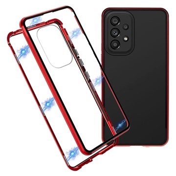 Cover Magnetica con Vetro Temperato per OnePlus 7T - Nera