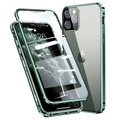 Custodia Magnetica con Vetro Temperato per iPhone 11 Pro - Verde