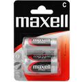 Batterie Maxell R14/C Zinco-Carbone - 2 pz.