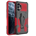 Cover ibrida per Samsung Galaxy A32 (4G) MechWarrior Project - Rosso / Nero