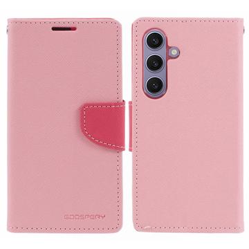 Custodia a Portafoglio Mercury Goospery Fancy Diary per Samsung Galaxy S24 - Rosa