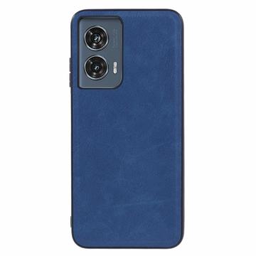 Custodia Ibrida Rivestita per Motorola Edge 50 Fusion - Blu