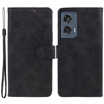 Custodia a Portafoglio per Motorola Edge 50 Fusion con Chiusura Magnetica - Nera