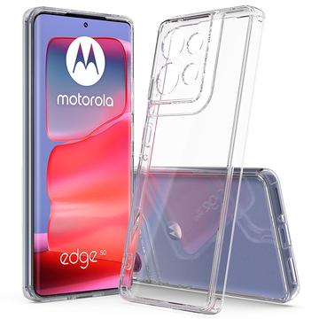 Custodia Ibrida Antigraffio per Motorola Edge 50 - Trasparente