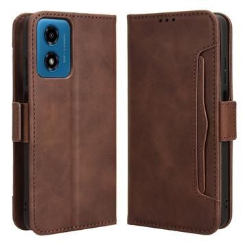 Custodia a Portafoglio Serie Cardholder per Motorola Moto G24 Power/G04/E14 - Marrone