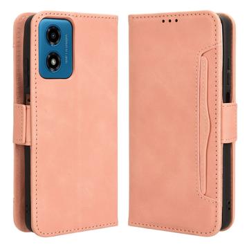 Custodia a Portafoglio Serie Cardholder per Motorola Moto G24 Power/G04/E14 - Rosa