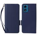 Custodia a Portafoglio per Motorola Moto G24 Power/G24 con Chiusura Magnetica - Blu Scuro