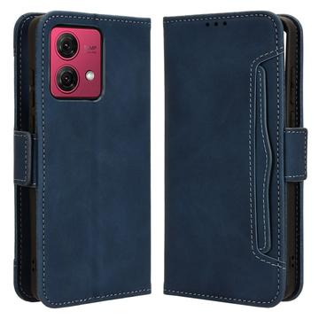 Custodia a Portafoglio Serie Cardholder per Motorola Moto G84 - Blu