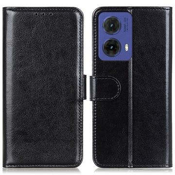 Custodia a Portafoglio per Motorola Moto G85/S50 Neo con Chiusura Magnetica - Nera