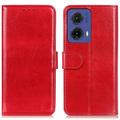 Custodia a Portafoglio per Motorola Moto G85/S50 Neo con Chiusura Magnetica - Rossa