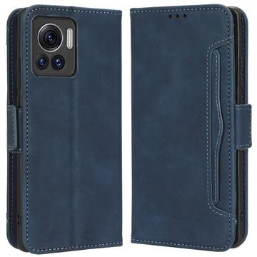 Custodia a Portafoglio Serie Cardholder per Motorola Moto X30 Pro/Edge 30 Ultra - Blu