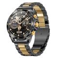 NX1 Pro Luxury Metal Business Smart Watch Monitoraggio della salute Bluetooth Calling Orologio sportivo impermeabile - Oro