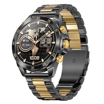 NX1 Pro Luxury Metal Business Smart Watch Monitoraggio della salute Bluetooth Calling Orologio sportivo impermeabile - Oro