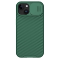 Custodia Ibrida Nillkin CamShield Pro per iPhone 15 Plus - Verde