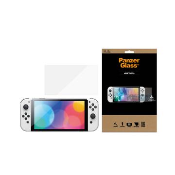 Proteggi Schermo PanzerGlass Standard Fit AntiBacterial per Nintendo Switch OLED - Trasparente