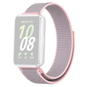 Cinturino in nylon con chiusura in velcro per Samsung Galaxy Fit3 - Rosa