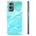 Custodia in TPU per OnePlus 9 Pro - Marmo blu