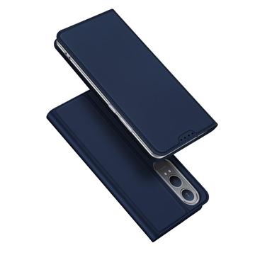 Custodia Flip Dux Ducis Skin Pro per OnePlus Nord CE4 Lite/Oppo K12x - Blu