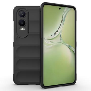 Cover in TPU Rugged per OnePlus Nord CE4 Lite/Oppo K12x - Nera