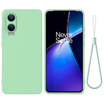 Custodia in Silicone Liquido per OnePlus Nord CE4 Lite/Oppo K12x - Verde