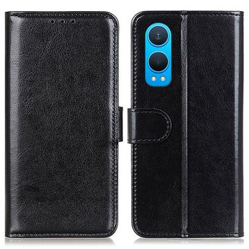 Custodia a Portafoglio per OnePlus Nord CE4 Lite/Oppo K12x con Chiusura Magnetica - Nera