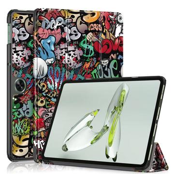 Custodia Smart Folio serie Tri-Fold per OnePlus Pad Go/Oppo Pad Air2 - Graffiti