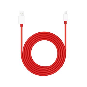 OnePlus SuperVOOC Cavo USB-A / Tipo-C - 10A, 1.5m - Rosso