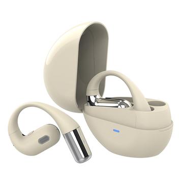 Cuffie Bluetooth a orecchio aperto con riduzione del rumore F15 - Beige