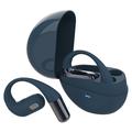 Cuffie Bluetooth a orecchio aperto con riduzione del rumore F15 - Blu