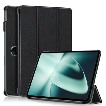 Custodia Smart Folio serie Tri-Fold per OnePlus Pad/Oppo Pad 2 - Nera