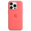 Custodia in Silicone per iPhone 15 Pro Apple con MagSafe MT1G3ZM/A - Guava
