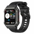 Smartwatch impermeabile IP68 per sport all'aperto - 1.91" - nero