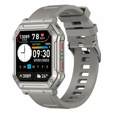 Smartwatch impermeabile IP68 per sport all\'aperto - 1.91" - Grigio